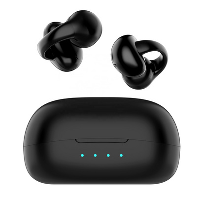 2023 New Arrival HIFI Stereo Sound Wireless Earphone Ear Bone Conduction Earring for Ambie Headset TWS Sport Ear clip Earbuds