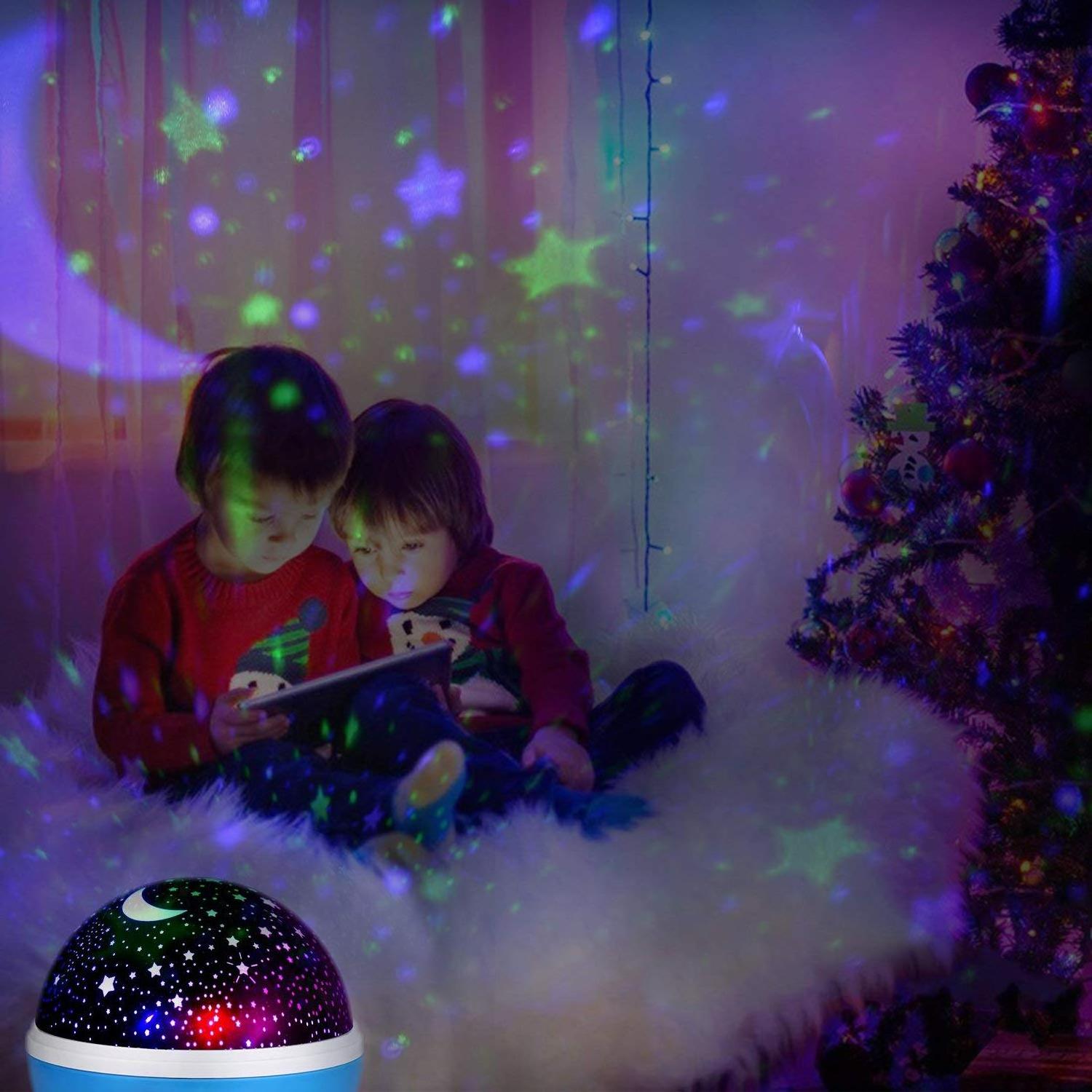 Starry Night Lamp LED Star Projector Night Light Music Ocean Wave laser star light projector