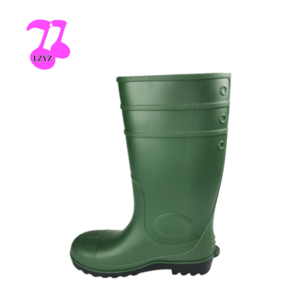 LZYZ OEM/ODM pvc boots men women anti-slip waterproof steel toe rain boots plastic work shoes