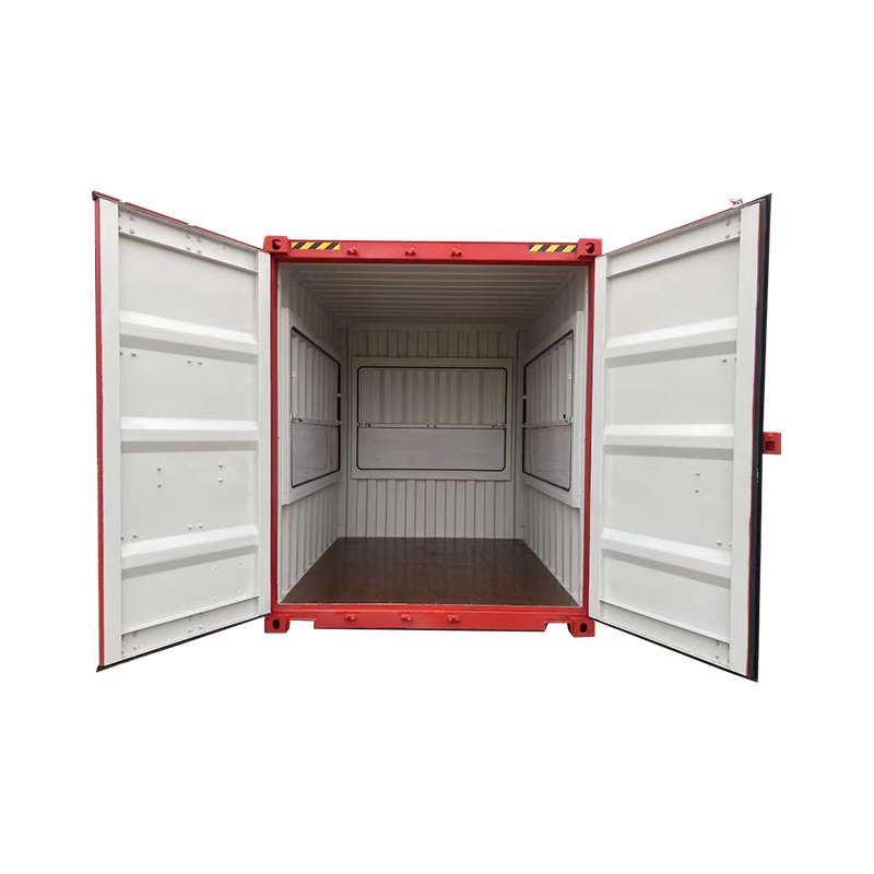 New 10-foot-high cube side open  kiosk container