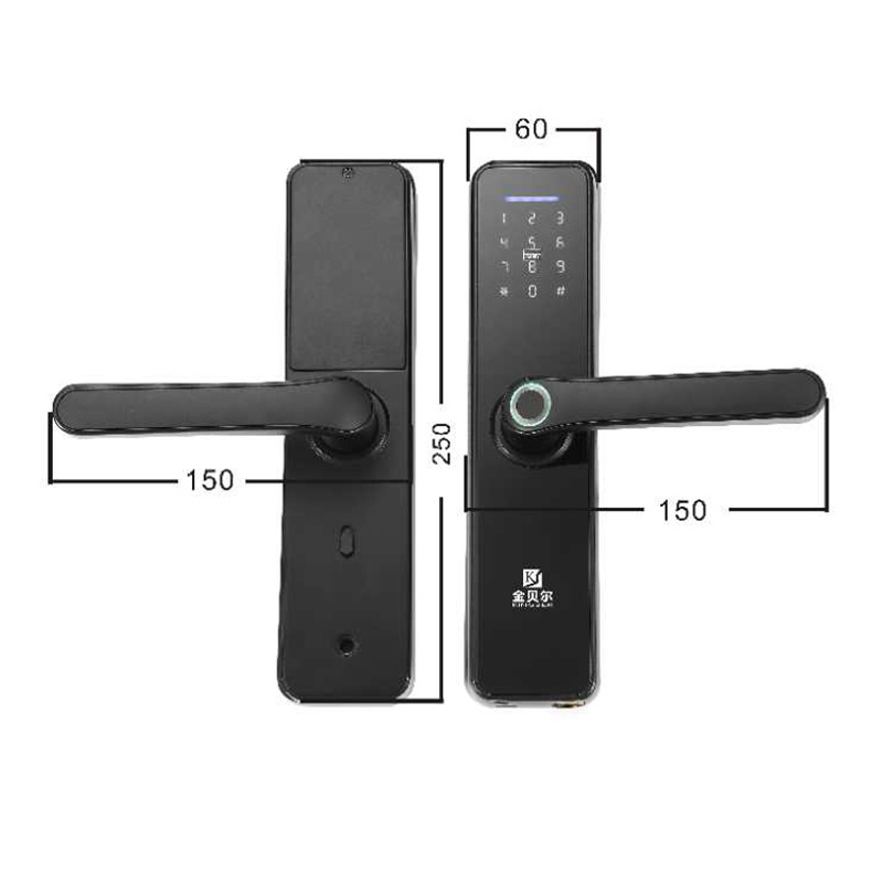 smart lock key fingerprint biometric control for door