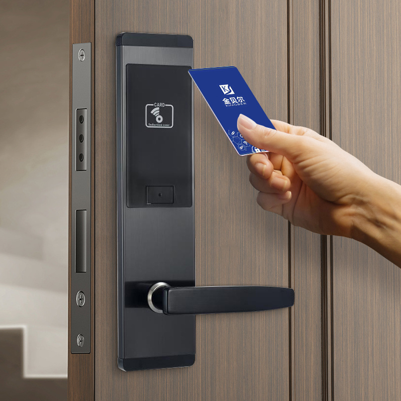 Hot Selling RFID Hotel Card Key Door Lock System Hotel Security anti-theft Keyless Door Lock