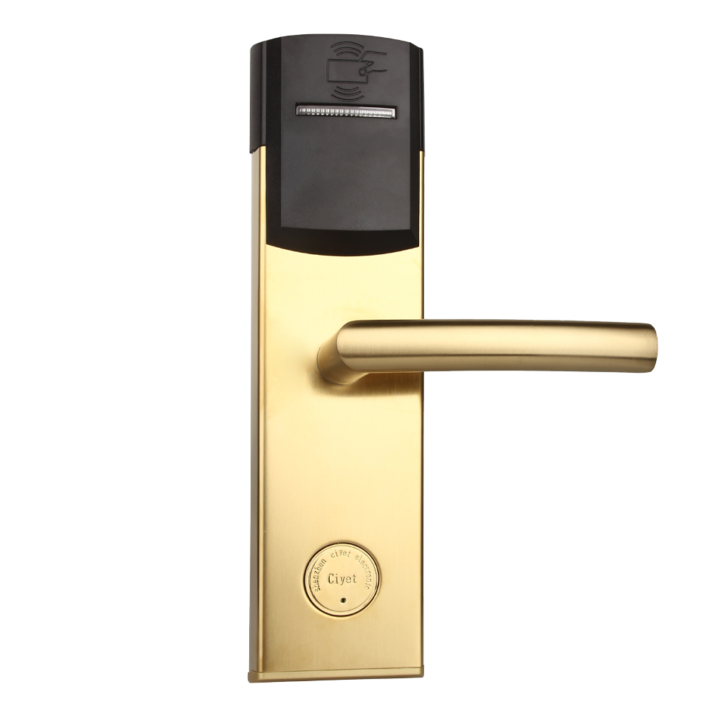 Smart Locks for the Modern Hote Stainless Steel Smart Key Card Hotel Door Lock With Management Software System