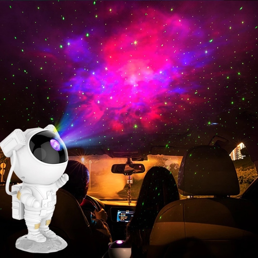 Kid Star Projector Night Light with Timer Remote Control and 360 Adjustable Design Astronaut Nebula Galaxy Night Light Projector