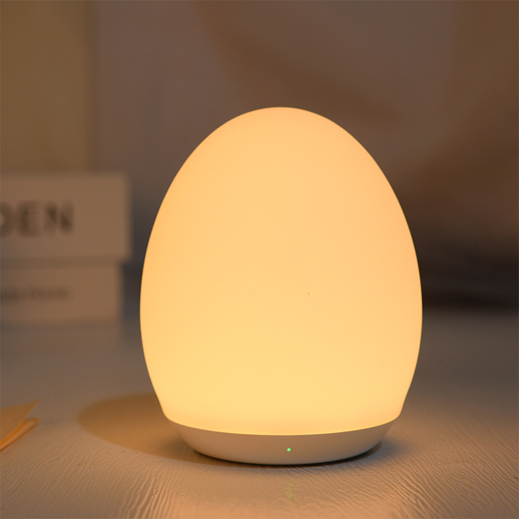 2024 Hot Selling Dimmable Bedside Lamp Rechargeable Nursery Lamp Warm White Baby Sleeping Night Lamp