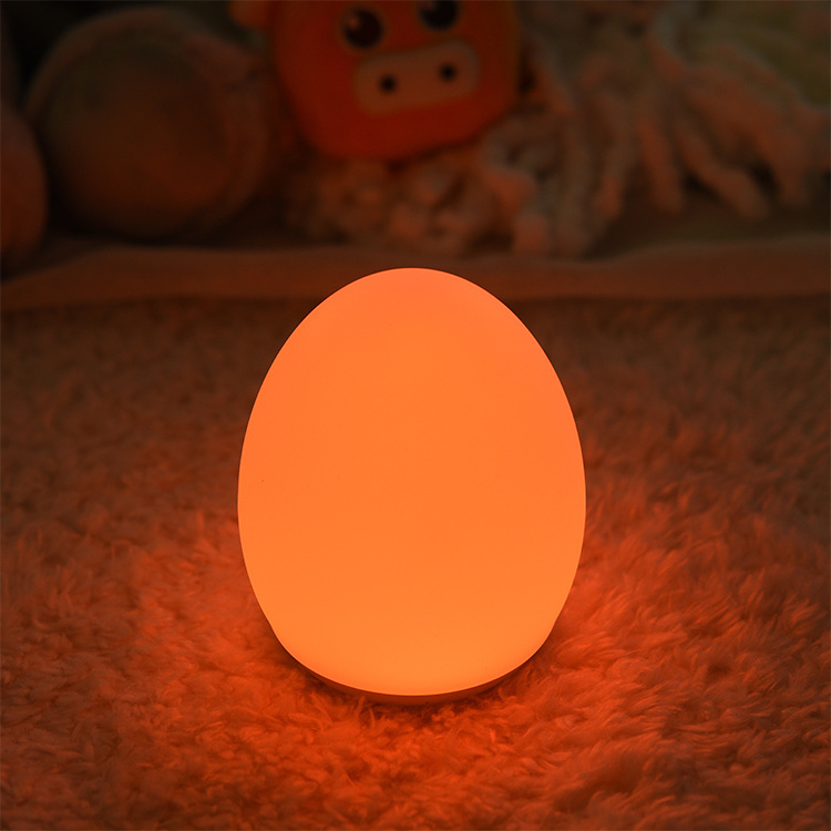 2024 Hot Selling Dimmable Bedside Lamp Rechargeable Nursery Lamp Warm White Baby Sleeping Night Lamp