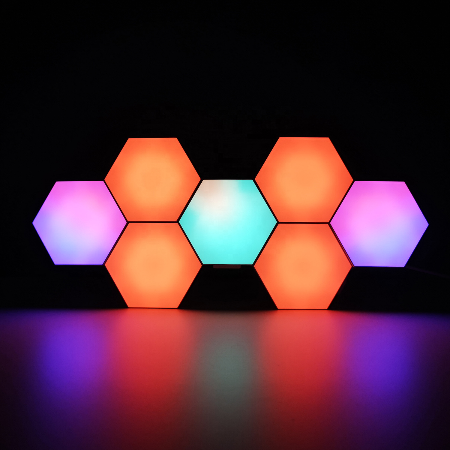 2024 Mobile app Controlled LED Quantum Light NEW Honeycomb Module Light Hexagonal Combination Lamp for Wall Decoration