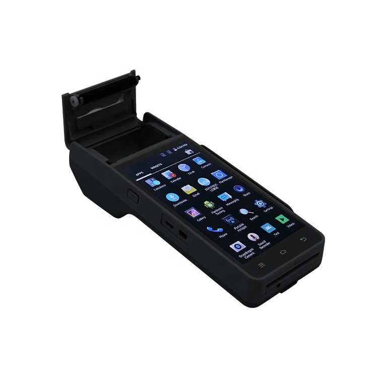 Multi Function Mobile Phone Android pos Device / Android POS machine With NFC Card Reader Machine System