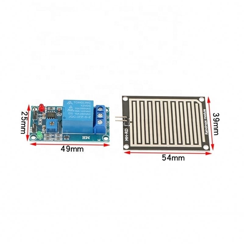 Leaf Humidity No water on switch with relay 12V raindrop controller module