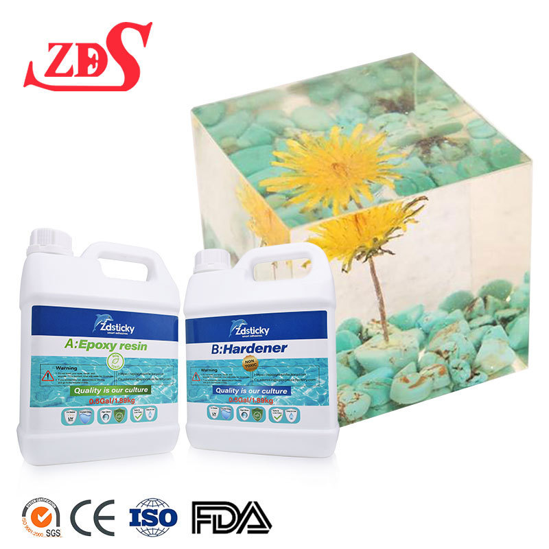 Resin And Hardner Epoxy And Mold Epoxy Resin Ab Adhesive 2:1 Epoxy Sealant Deep Pour Epoxy Resin