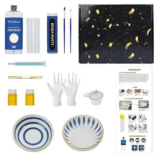 High Quality Kintsugi Ceramic Repair Kit Glass Repair Kit Kintsugi Repair Kit Gold