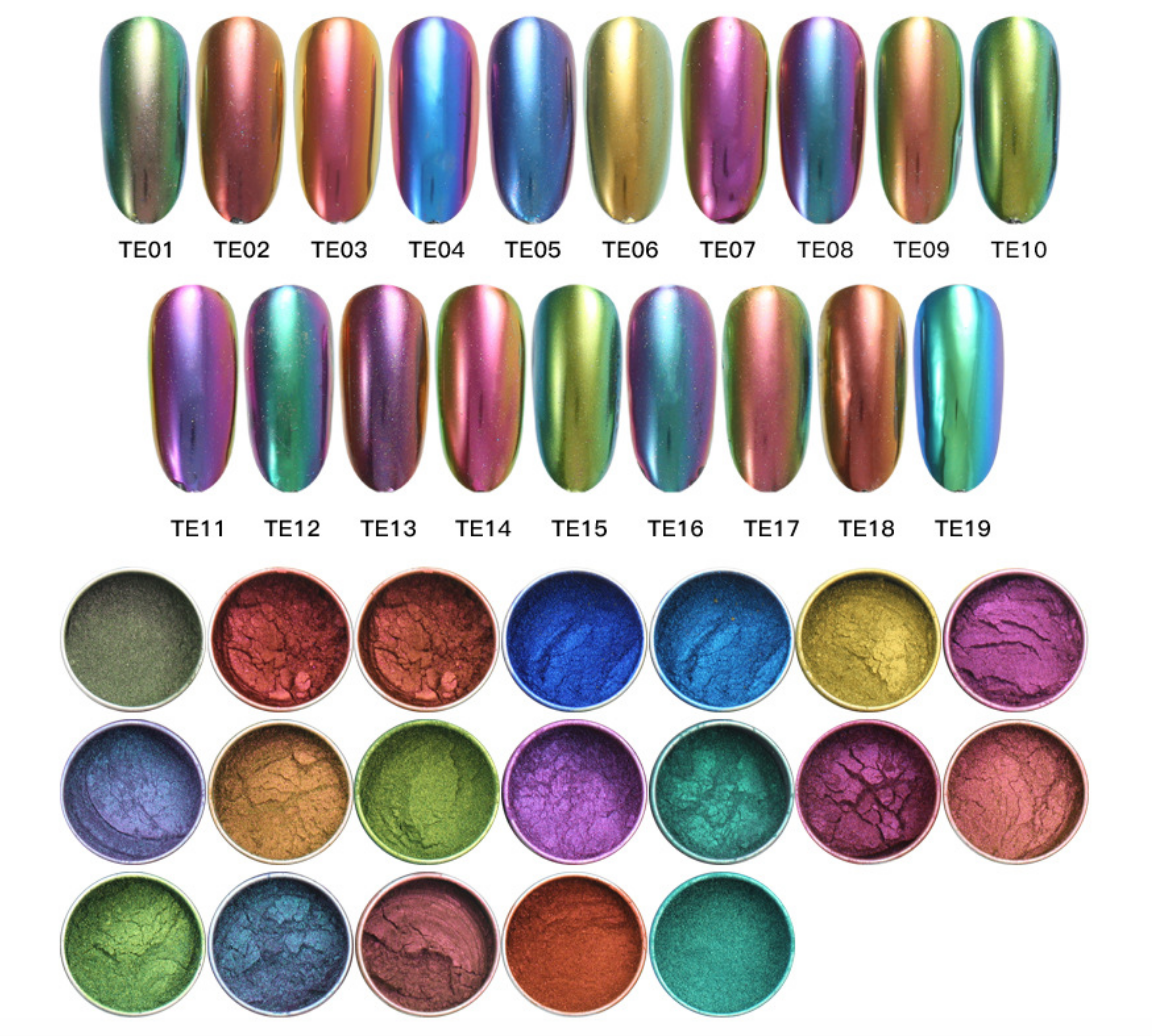 ZDS Manufacture Supply Premium Pearlescent Pigment Holographic Chameleon Tint Pearl Eyeshadow Nail Pigment Car Paint