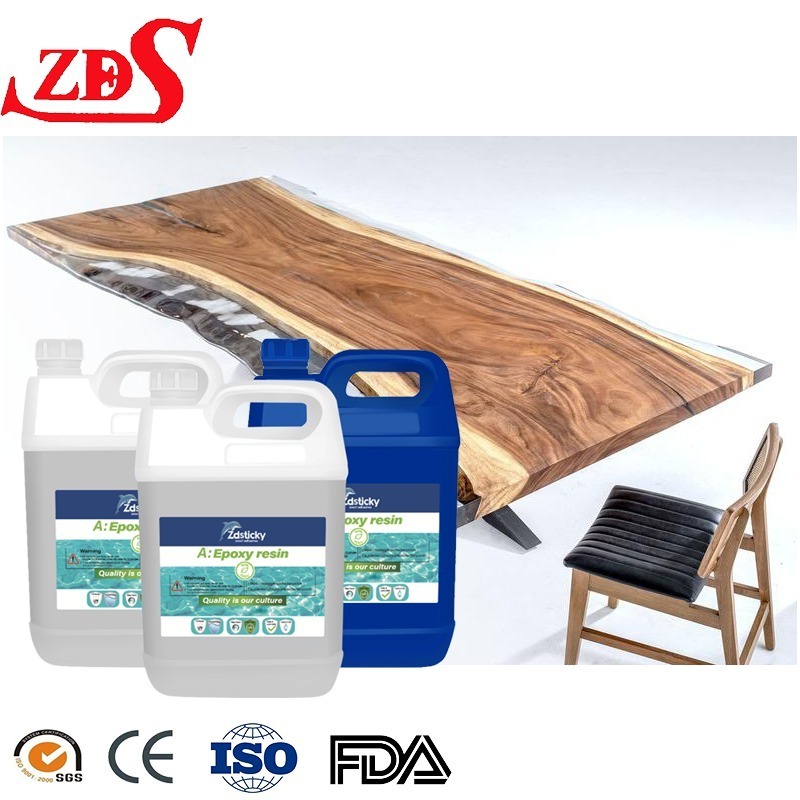 ZDSpoxy Epoxy Glue Crystal Epoxy Rasine Epoxy Accessories Kit Fast Epoxy Ab Glue