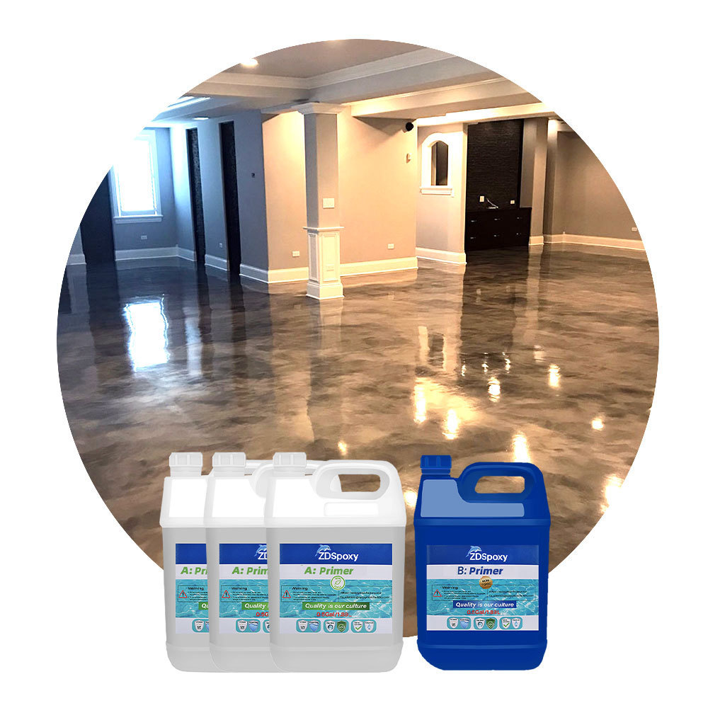 High Quality Bushing Gold Floor Coating Floor Epoxy Sealant 3D Epoxi Floor Epoxy Resin For Tiles