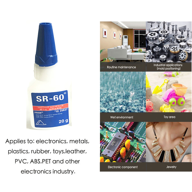 ZDS Glue Factories High Quality 502 406 401 Wood Glass Adhesives And Glues Ethyl Cyanoacrylate Adhesives Super Glue