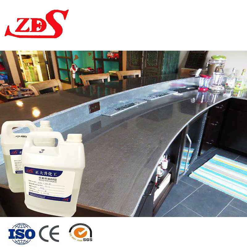 epoxy safe for food/high temp epoxy/crystal clear Kitchen countertop top epoxy resin coating