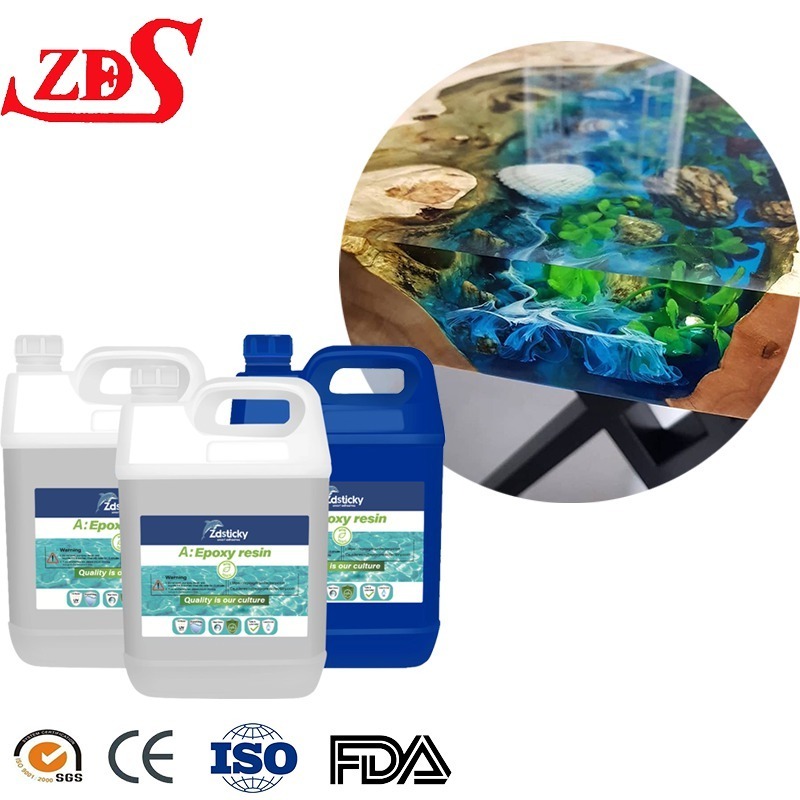 ZDSpoxy Epoxy Glue Crystal Epoxy Rasine Epoxy Accessories Kit Fast Epoxy Ab Glue