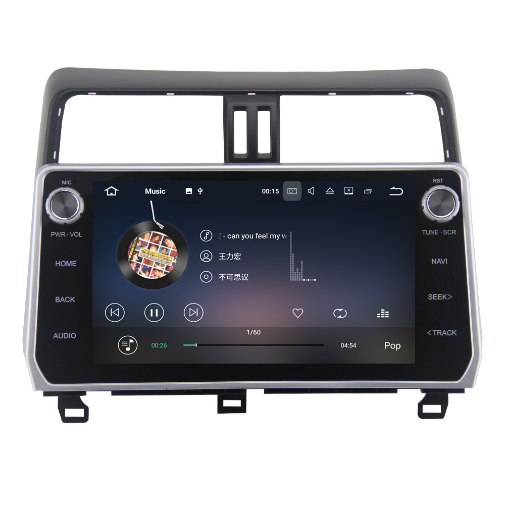 Zestech PX6 Android 12 2 din universal car dvd gps for Toyota Prado 2018 with knob car dvd player 4G ram 64G room