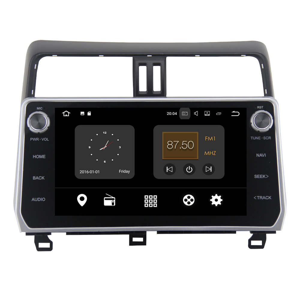 Zestech PX6 Android 12 2 din universal car dvd gps for Toyota Prado 2018 with knob car dvd player 4G ram 64G room