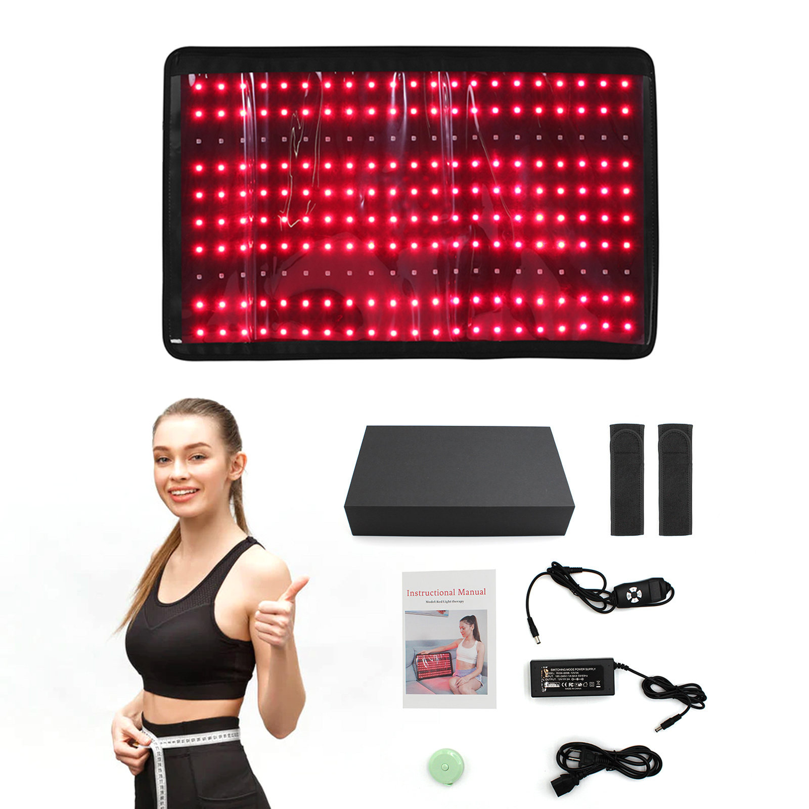 light spot treatment device anxiety 630nm 660nm 820nm 850nm control red light adjustable spa red light therapy full body blanket