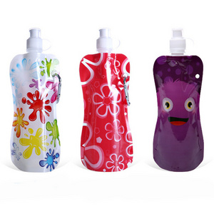 Juice Drink Liquid Bag Custom Printed Drink Reusable Food Spout plastic Pouches Spout Juice Bags Reusable Drink Packaging Pouch