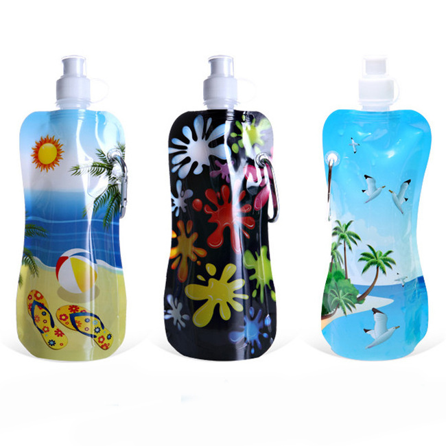 Juice Drink Liquid Bag Custom Printed Drink Reusable Food Spout plastic Pouches Spout Juice Bags Reusable Drink Packaging Pouch