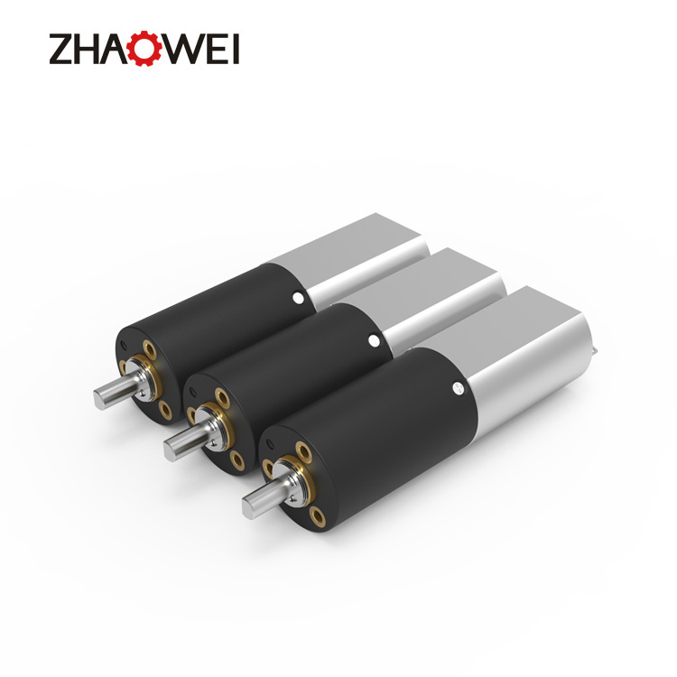 zhaowei dc geared motor 2.4v 12v  300 rpm 24v 30w 60w 20w 3000rpm small gearbox motor