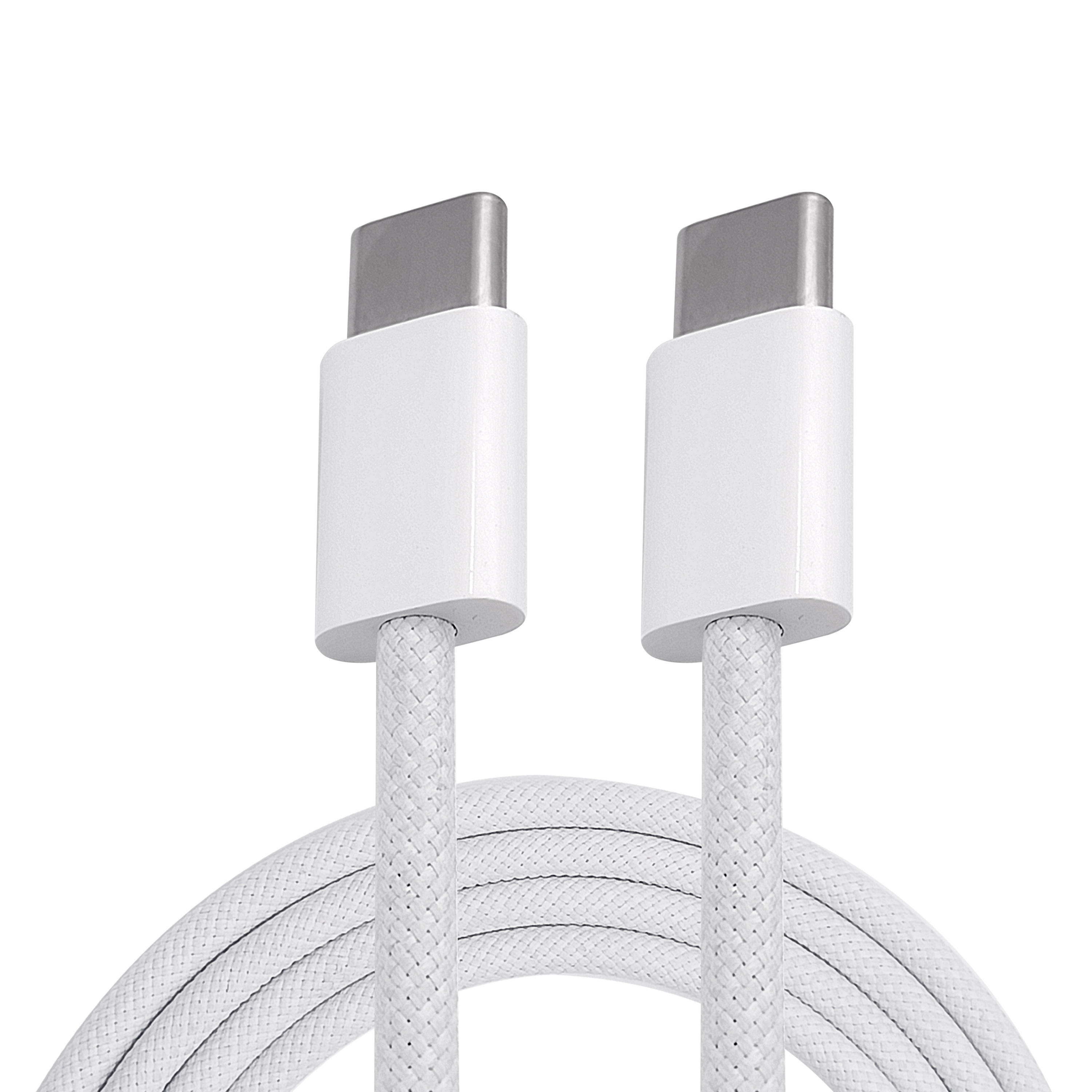 1M 60W 3A Fast Charging Data Sync Cable Mobile Phone Type C To Type C Cable For iPhone 15 Type-C Data Cable