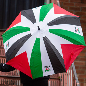 Wholesale Palestine Umbrella Custom Print Palestine Will Be Free Umbrellas with logo