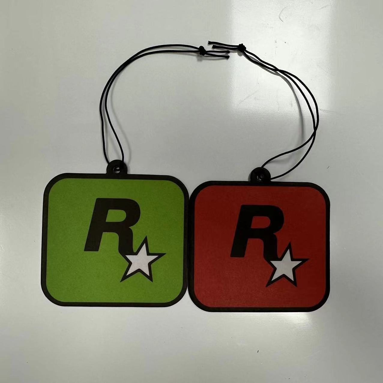 Long lasting eco-friendly Different Scent paper Custom Logo hanging Cute Car Air Freshener