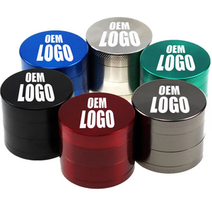 Wholesale Customize Multi-size Detachable OEM Metal Dry Magnetic UV CNC engraving Herb Grinder