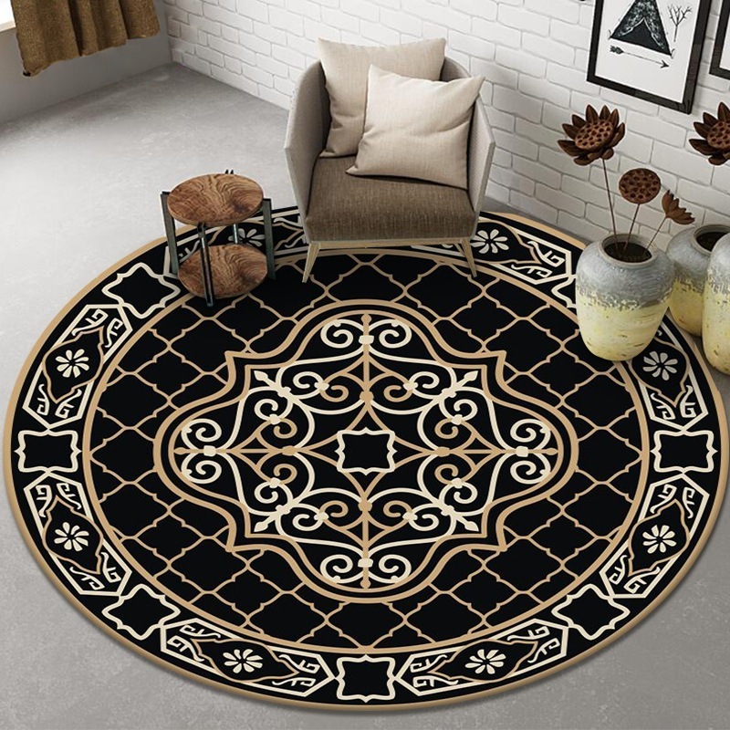 custom plush floor mats round 3d carpet for bedroom living room new area rug carpet