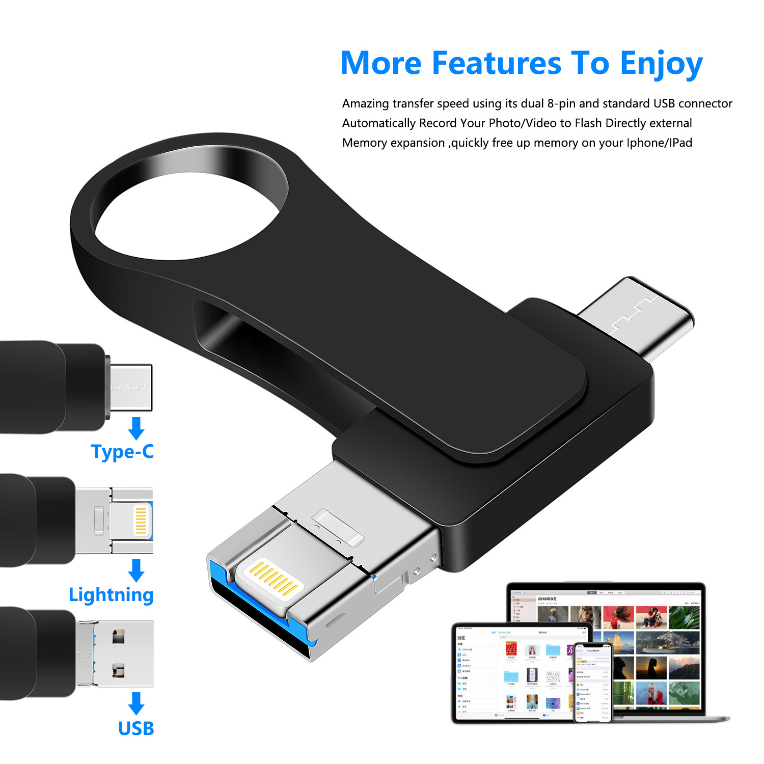 USB 3.0 flash drive 1TB flash stick