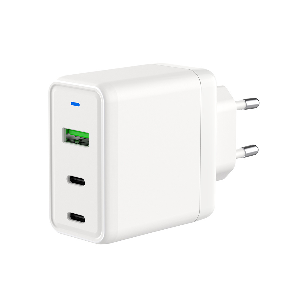 GaN 65W 2C1A  3 Port Top Set Super fast charger wall charger competitive price For laptop mobile phones