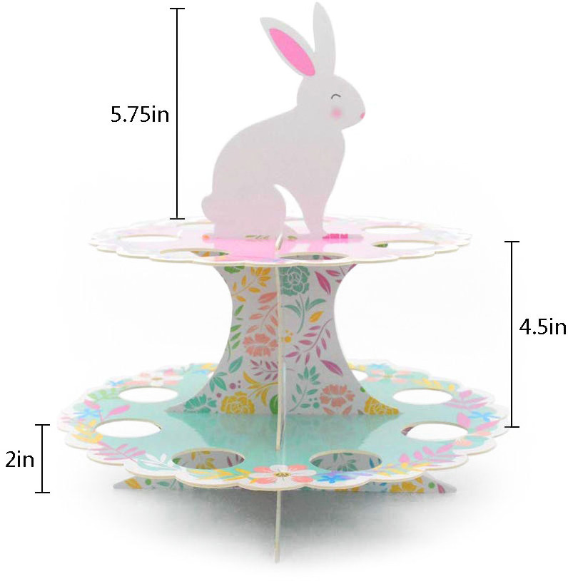 Easter Theme Bunny New Design Cake Stand Cake Stander For Festival Party Supplies For Cupcake Pastry