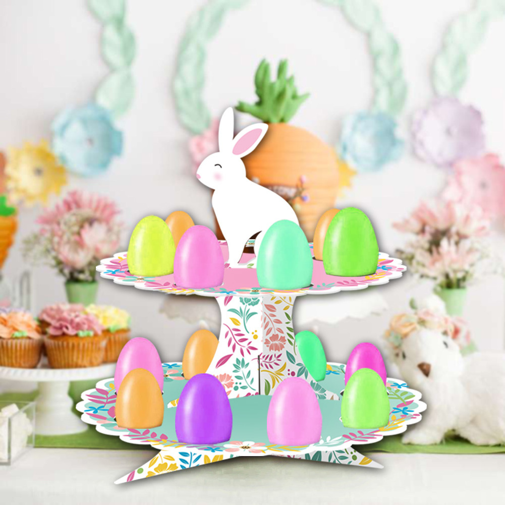 Easter Theme Bunny New Design Cake Stand For Festival Party Supplies Food Pastry