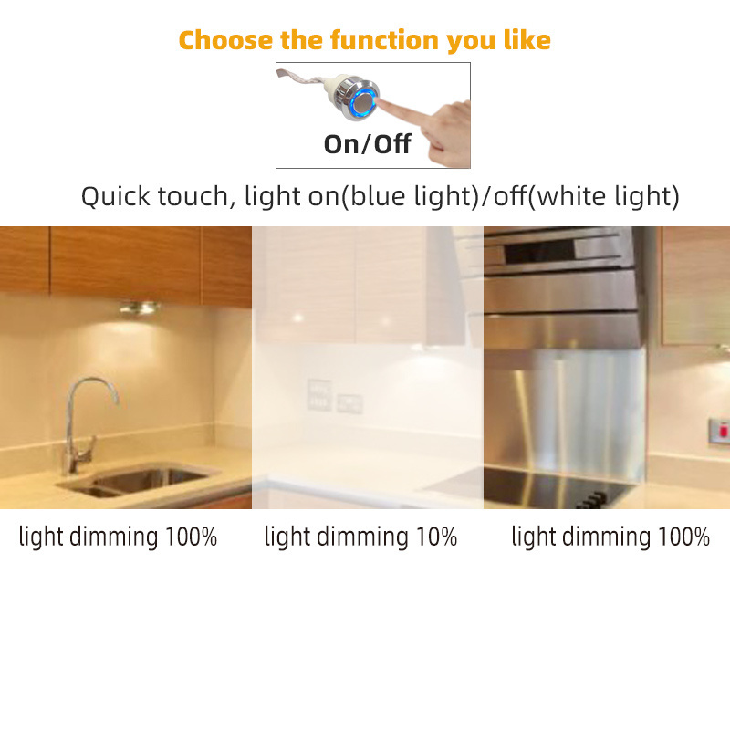 Best Price 12V 24V furniture cabinet smart led dimmer controller touch sensor switch for cabinet wardrobe led light