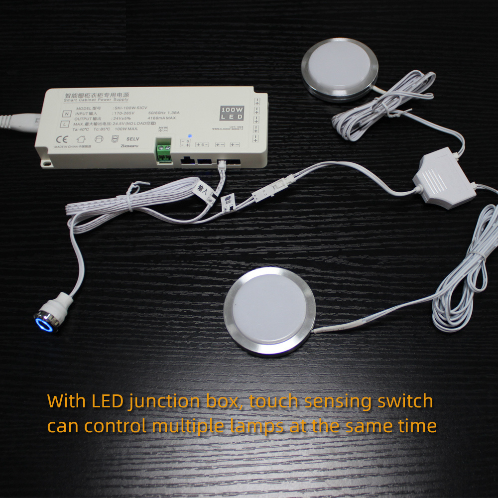 Best Price 12V 24V furniture cabinet smart led dimmer controller touch sensor switch for cabinet wardrobe led light