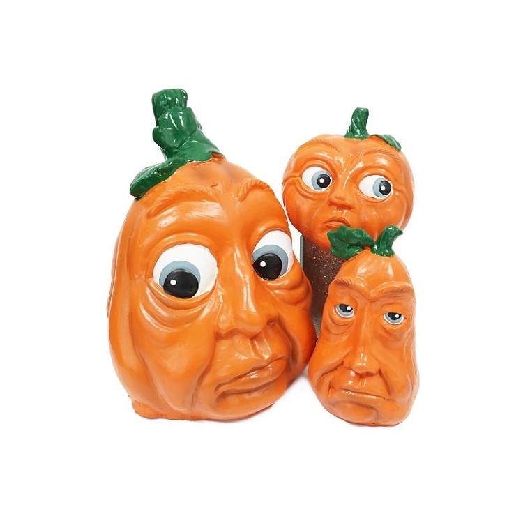 Halloween Resin Grimace Pumpkin  Outdoor Accessories Resin Courtyard Halloween Decoration