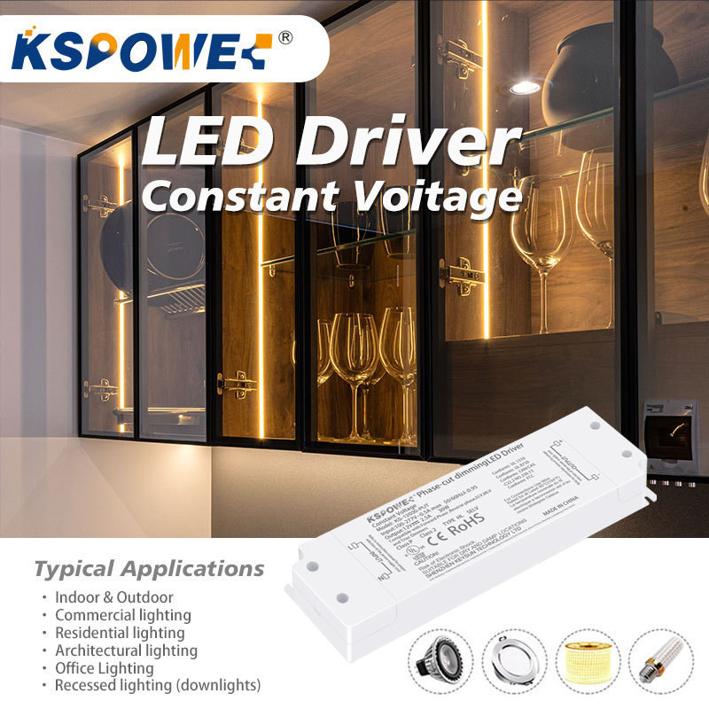 12v 24v 36v 48v Dimmable Led Driver  Power Supply 20w 40w 60w Constant Voltage Ultra-thin Led Driver For Led Panel Light