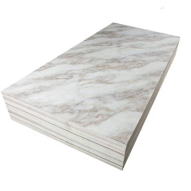 High Glossy Wandpanel 1220x2440mm 3mm 2mm Pvc Wall Panel / Pvc Marble Uv Sheet Price