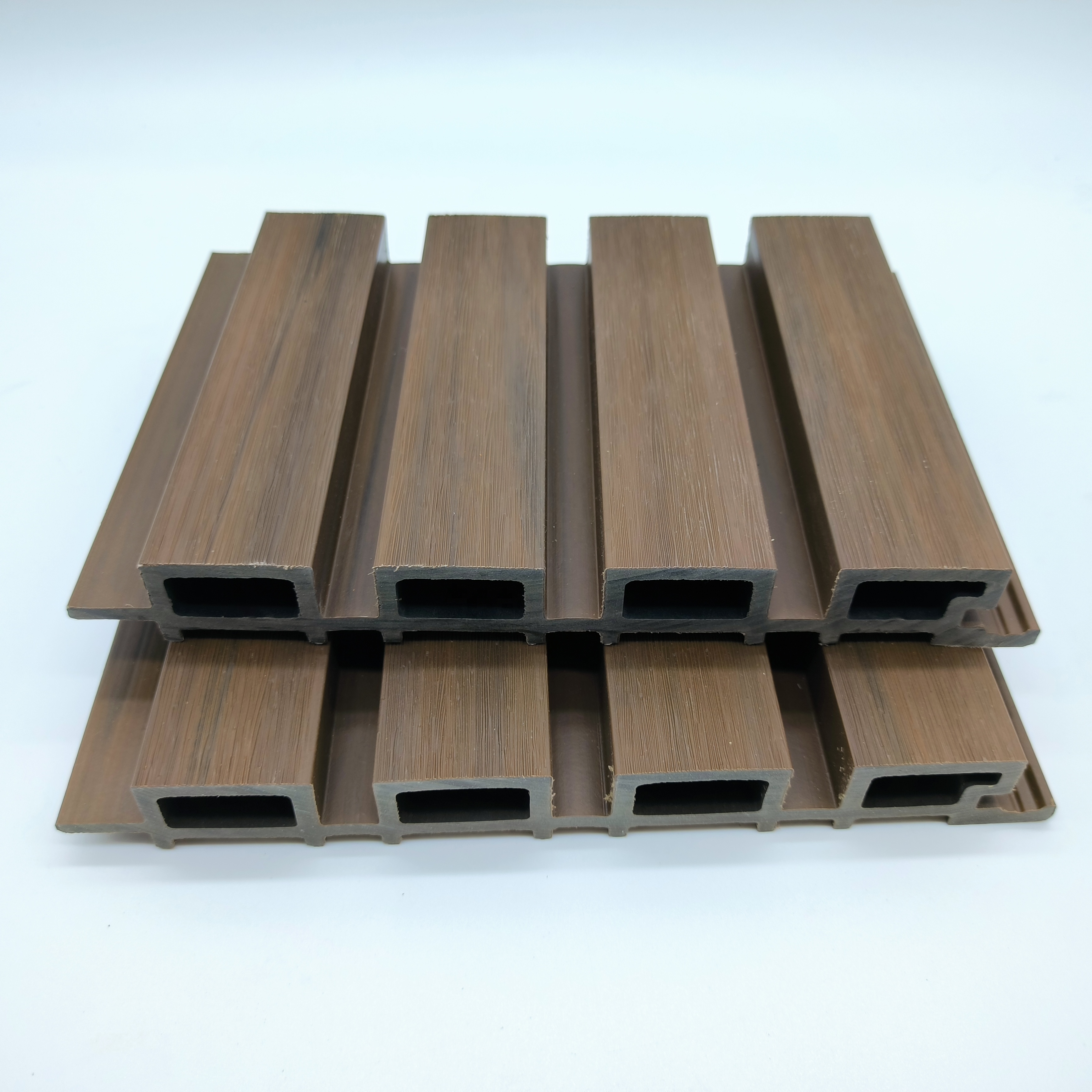 Outdoor Waterproof Interlocking Wooden Composite Covering Board Wainscoting 3d Fluted Cladding Wpc Wall Panel