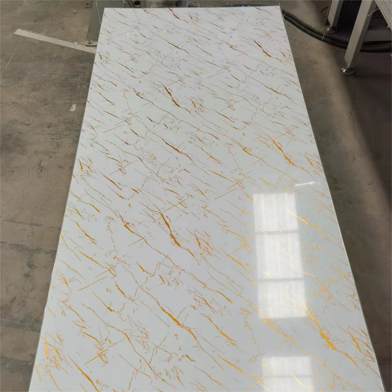 High quality decorative marble alternative PVC UV marble sheet uv coating pvc marble sheet wall panel