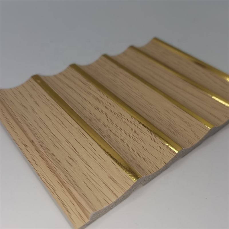 OEM factory price decorative plastic wall slat moulding panels interior sheet for walls