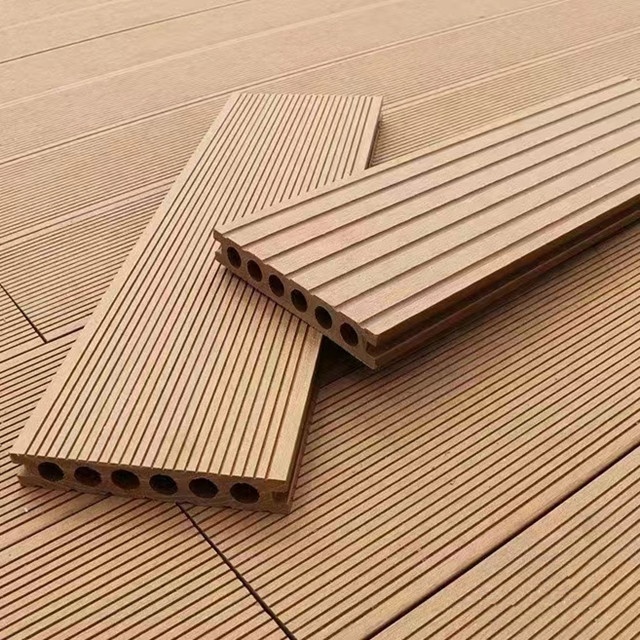 Friendly Teak 3D wpc wood outside floor decking composite deck board