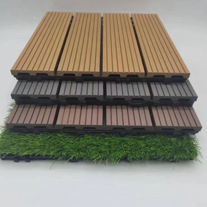 Easy install good use interlocking diy wpc decking tiles for exterior