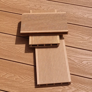 Friendly Teak 3D wpc wood outside floor decking composite deck board