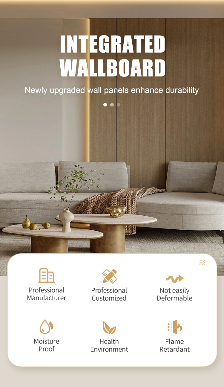Modern Style Interior PVC Wall Sheet Board WPC Cladding Shiplap Wall ...