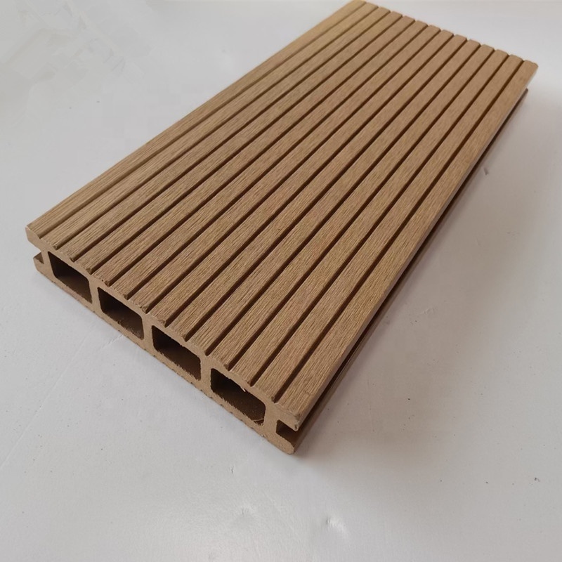 Friendly Teak 3D wpc wood outside floor decking composite deck board