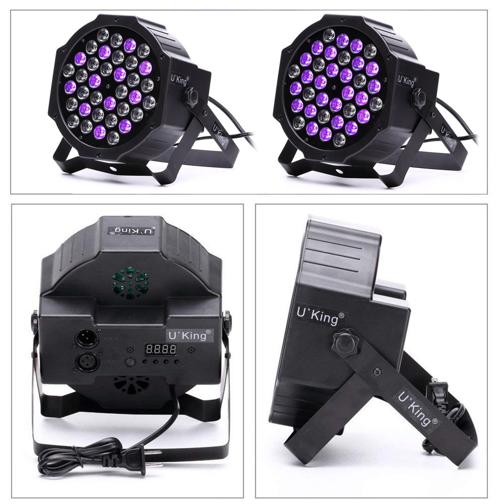 U`King Hot Sales 36LED UV Par Light by Remote Black Lights